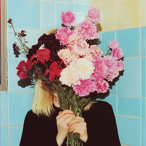 Composition d'un bouquet de fleurs fraîches